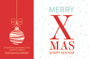 50 Christmas Greeting Cards Set, a Poster Template by Pingebat (Thumbnail 1 of 9)