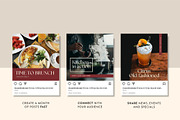 Restaurant Instagram Kit | Canva, a Social Media Template by Rose & Co. (Thumbnail 3 of 9)