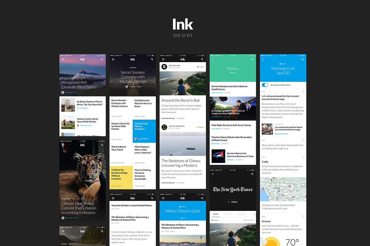 App Design Starter Kit, an UI Kit Template by Great Simple