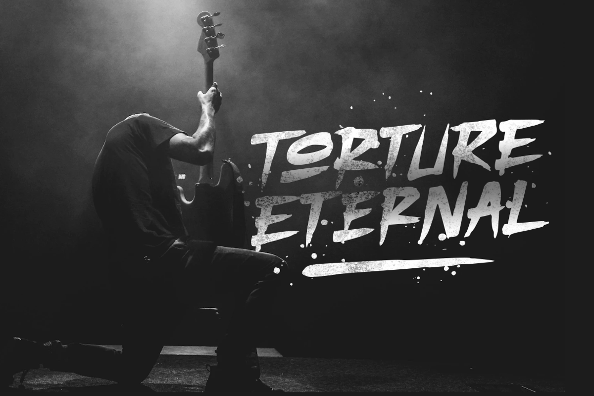 Horror brush font - Morbid Bones, a Blackletter Font by Rochart (Photo 4 of 10)
