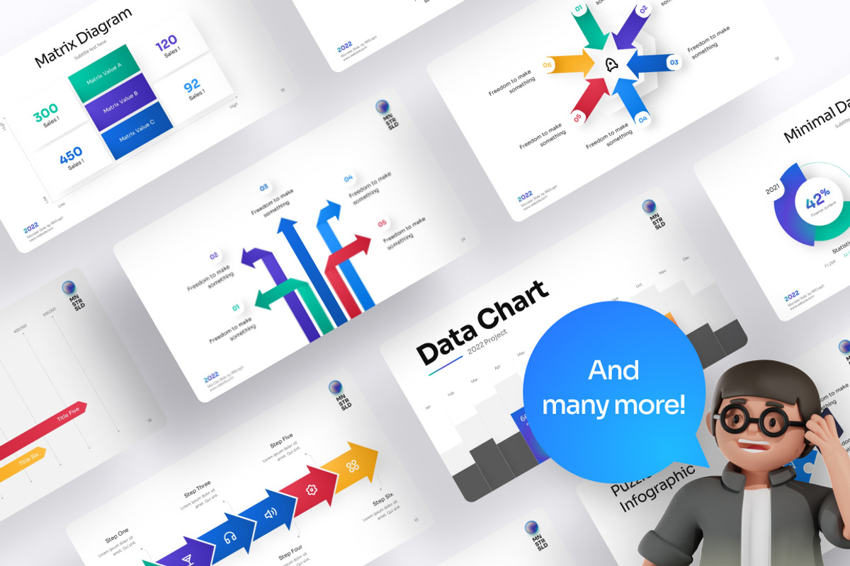Monster Slides PowerPoint Template, a Presentation Template by Brandearth RRGraph (Photo 15 of 17)