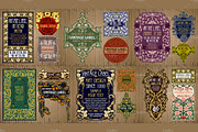 Label Art Nouveau - mega set, a Decorative Illustration by Stanislav Kharchevskyi (Thumbnail 8 of 12)