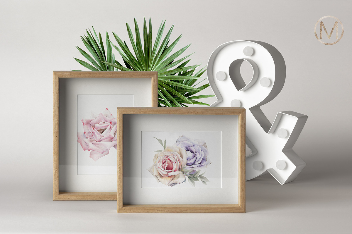 Watercolor flowers (PNG), a Decorative Illustration by ollalya (Photo 3 of 3)