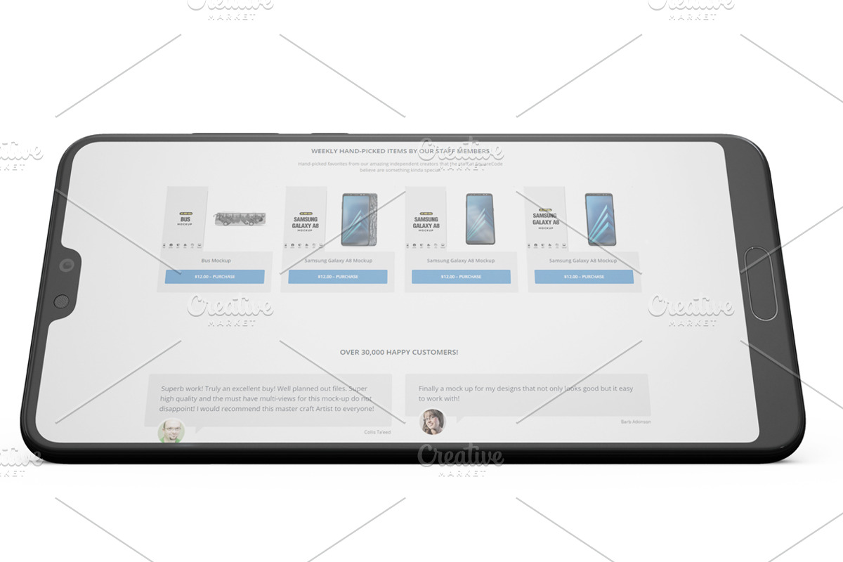 Huawei P20 Pro App Mockup Vol2, an Android Mockup by PixelMockup (Photo 11 of 17)