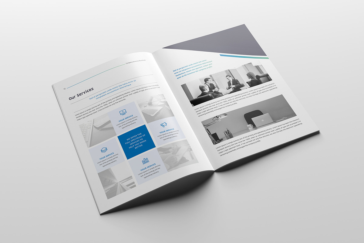 Clean & Modern Multipurpose Brochure, a Brochure Template by Pro-Gh (Photo 8 of 9)