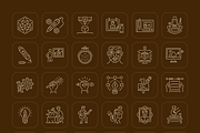 Artistic Icons Set, an Outline Icon by Prosymbols (Thumbnail 7 of 8)