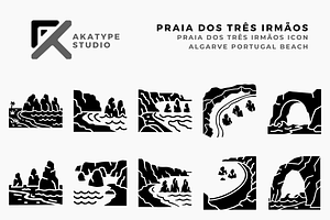 Praia dos Três Irmãos Black Icon
