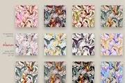 Tropical flowers vector seamless set, a Pattern Graphic by PatternsBlooming (Thumbnail 8 of 8)
