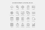 Productivity & Time Management Icons, an Outline Icon by Grand Design (Thumbnail 2 of 3)