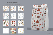 Christmas winter city clipart, a Person Illustration by LyubovZaytseva (Thumbnail 15 of 23)