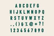 Bold Limited Distressed, a Sans Serif Font by Fourteen Letter (Thumbnail 6 of 6)