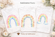 Boho Rainbow PNG Sublimation Bundle, an Illustration by Artnoy (Thumbnail 7 of 8)
