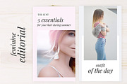 Instagram Stories Photoshop Pack, a Social Media Template by AdoredDesigns.com (Thumbnail 3 of 4)