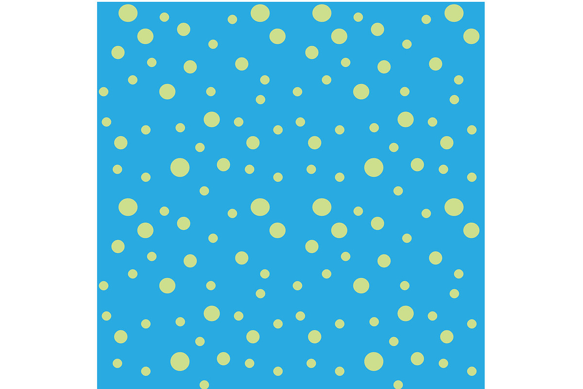 Lime Dots on Blue Seamless Repeat, a Pattern Graphic by Sharon Schwalbe (Photo 2 of 3)