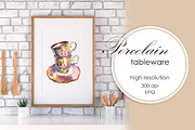 Porcelain tableware, an Illustration by Olha Urdeichuk (Thumbnail 4 of 11)