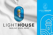 Light House Logo, a Branding & Logo Template by Logo Lab (Thumbnail 1 of 4)