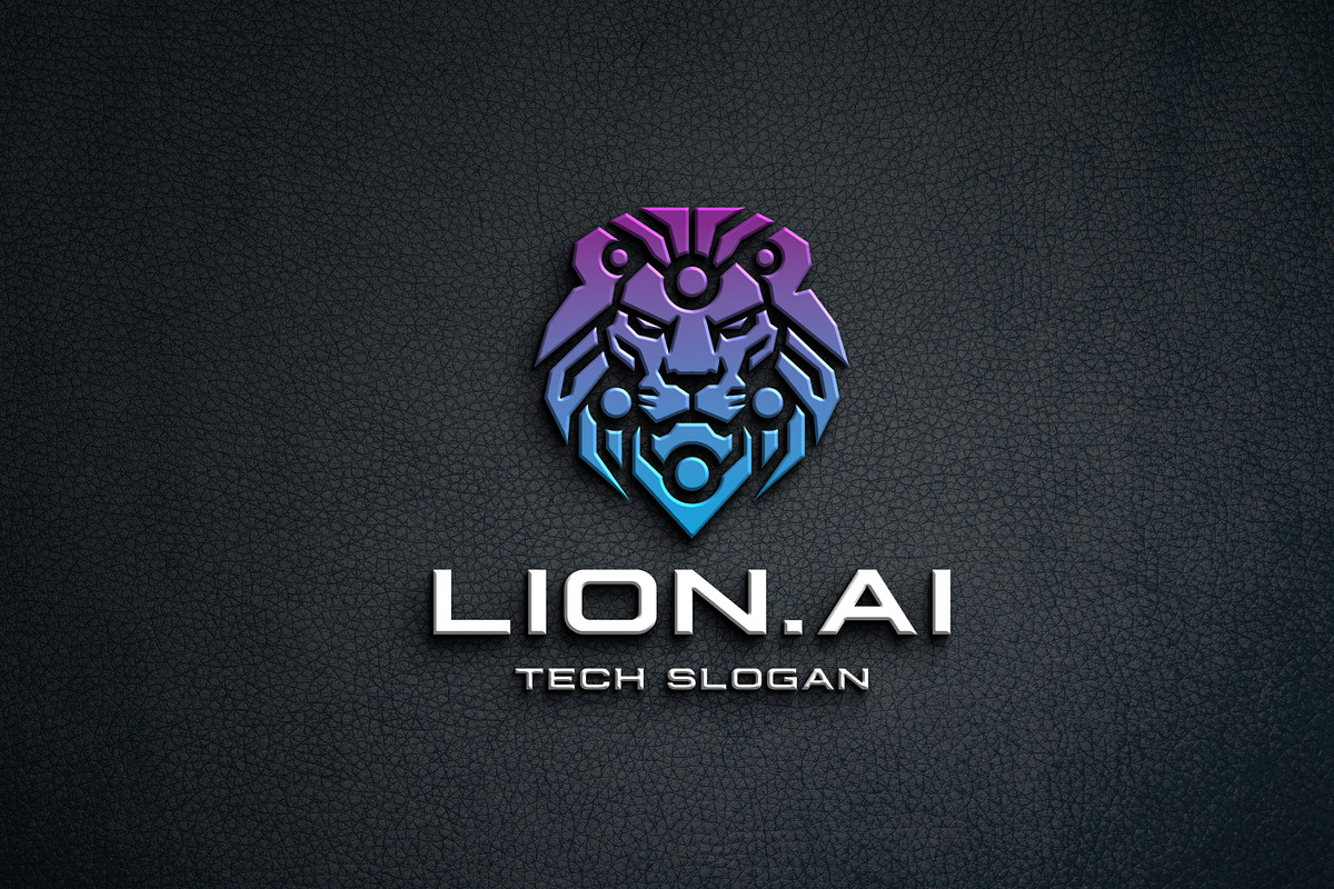 Intelligent Ai and Digital Lion Logo, a Branding & Logo Template by Design_Planet (Photo 1 of 2)