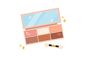 Eyeshadow palette, an Object Illustration by Elen_Art