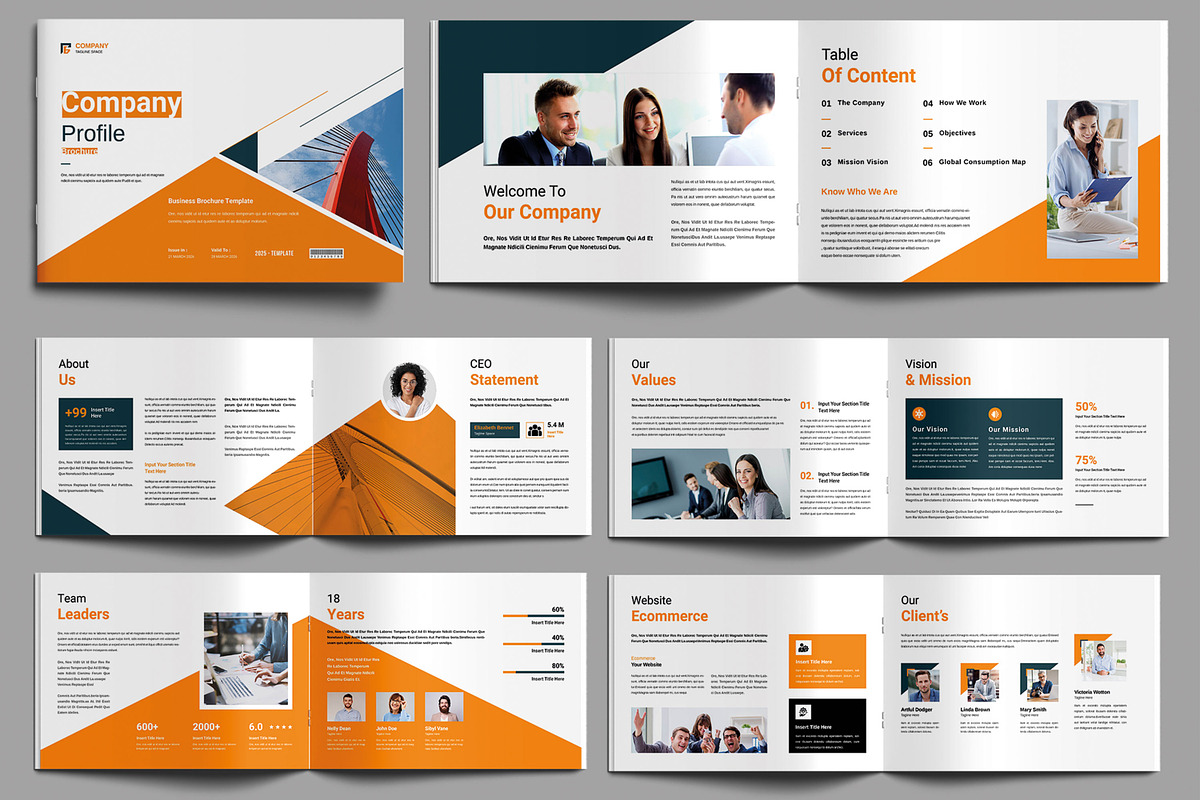 Minimal Company Profile Template