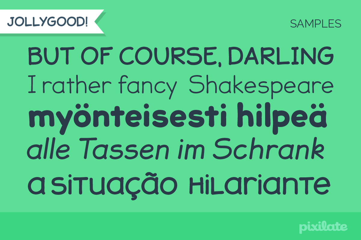 JollyGood Sans Complete Pack preview 2