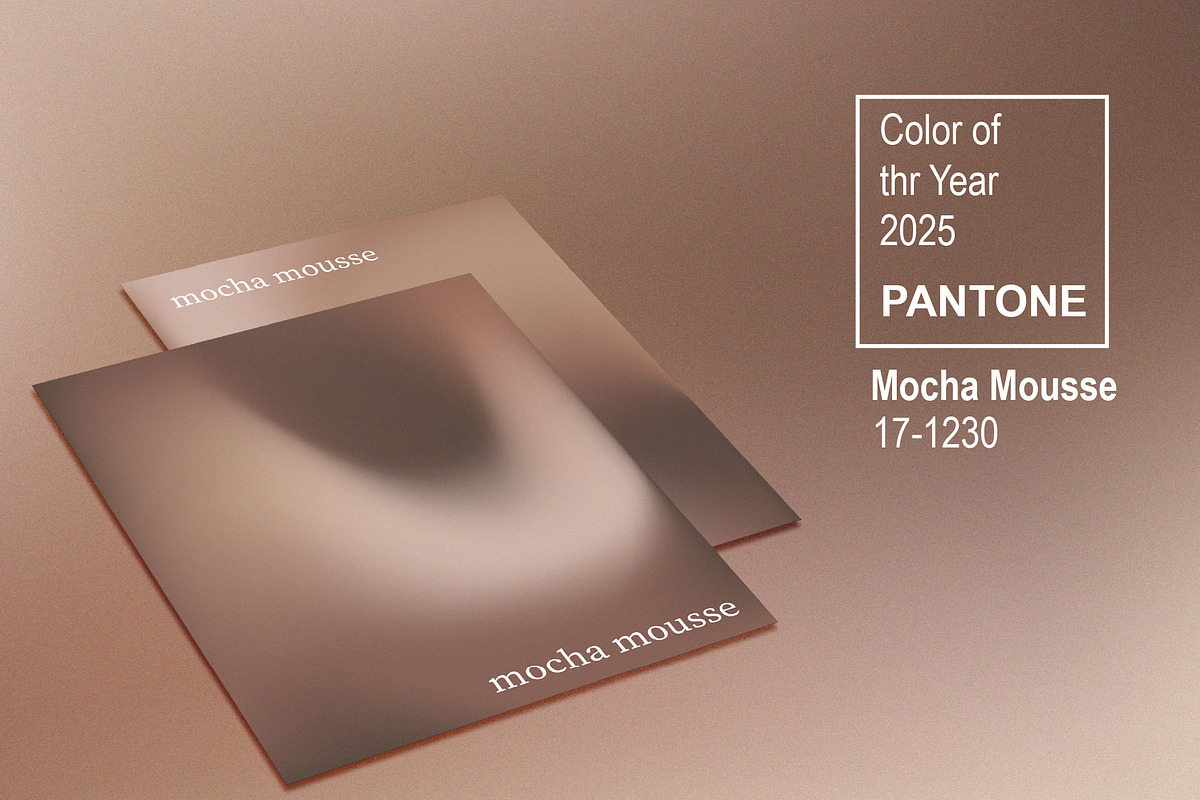 Mocha Mousse gradient collection, a Background Graphic by LogvinArt (Photo 2 of 7)