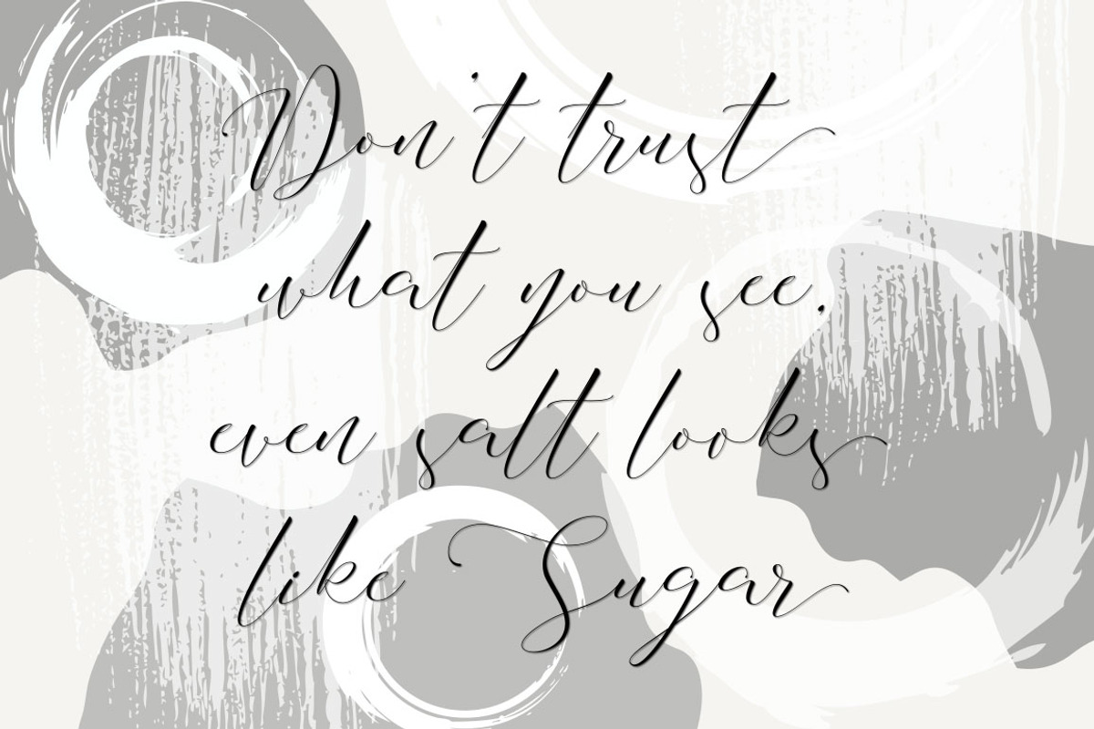 Bounderas Script, a Script Font by individuel (Photo 5 of 8)