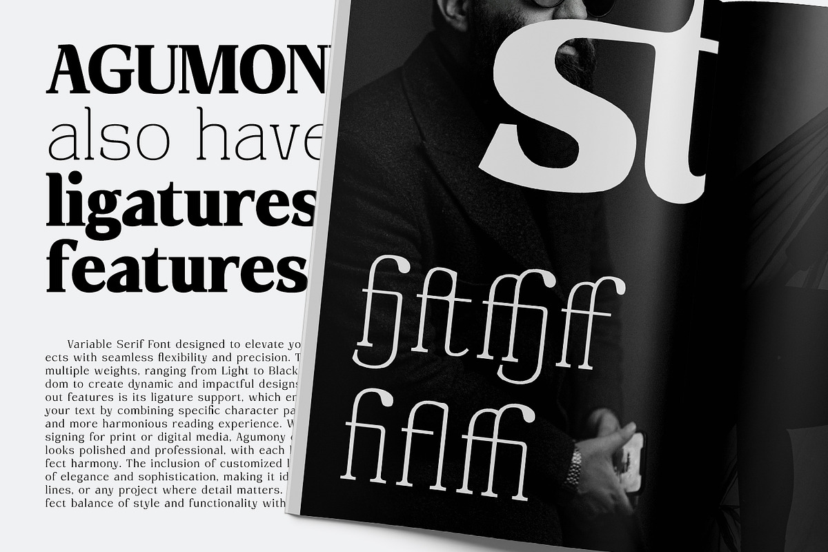 Agumony, a Sans Serif Font by din-studio.com (Photo 11 of 13)