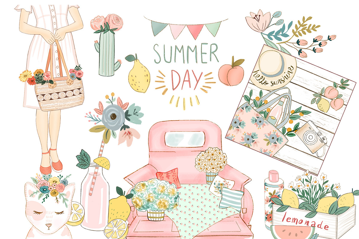 Summer clipart, an Icon by Rosabebe