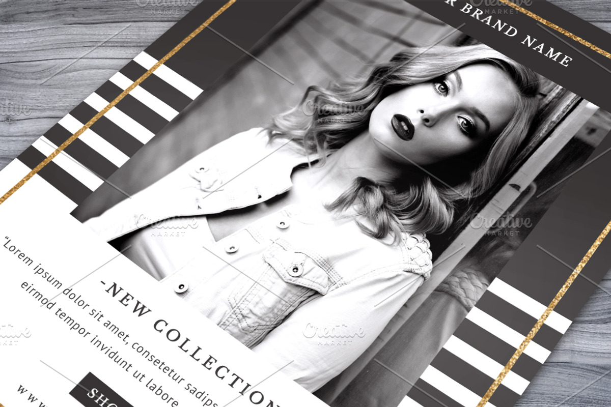 Fashion Flyer Template, a Flyer Template by NM-Design-Studio (Photo 2 of 4)