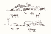 Countryside landscapes, an Animal Illustration by TheMountBirdStudio (Thumbnail 2 of 2)