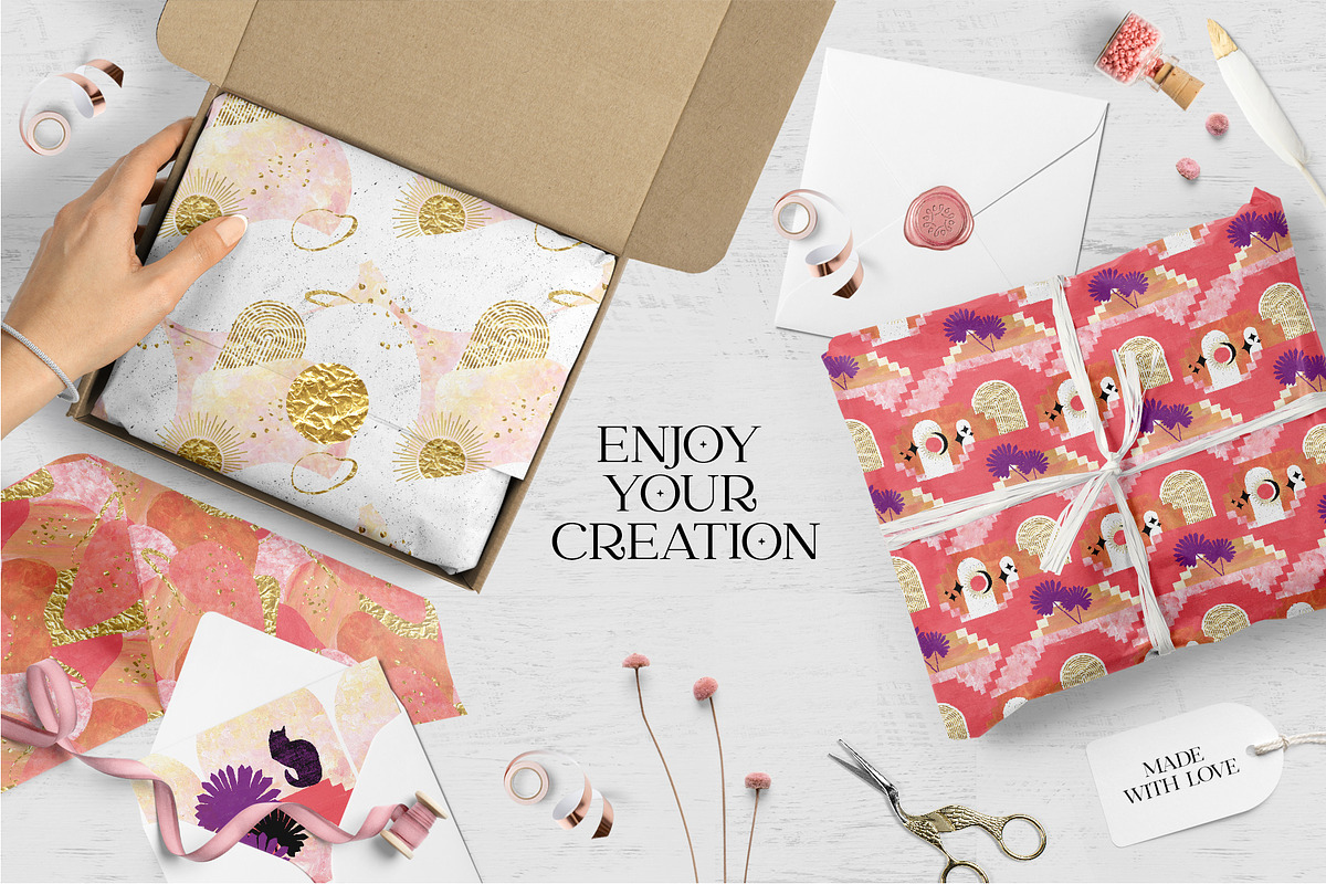 Mystical city. Tropical patterns, a Pattern Graphic by Julie&Taily (Photo 12 of 12)