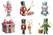 Christmas Nutcracker Clipart, an Illustration by DreamArtGraphic (Thumbnail 5 of 6)