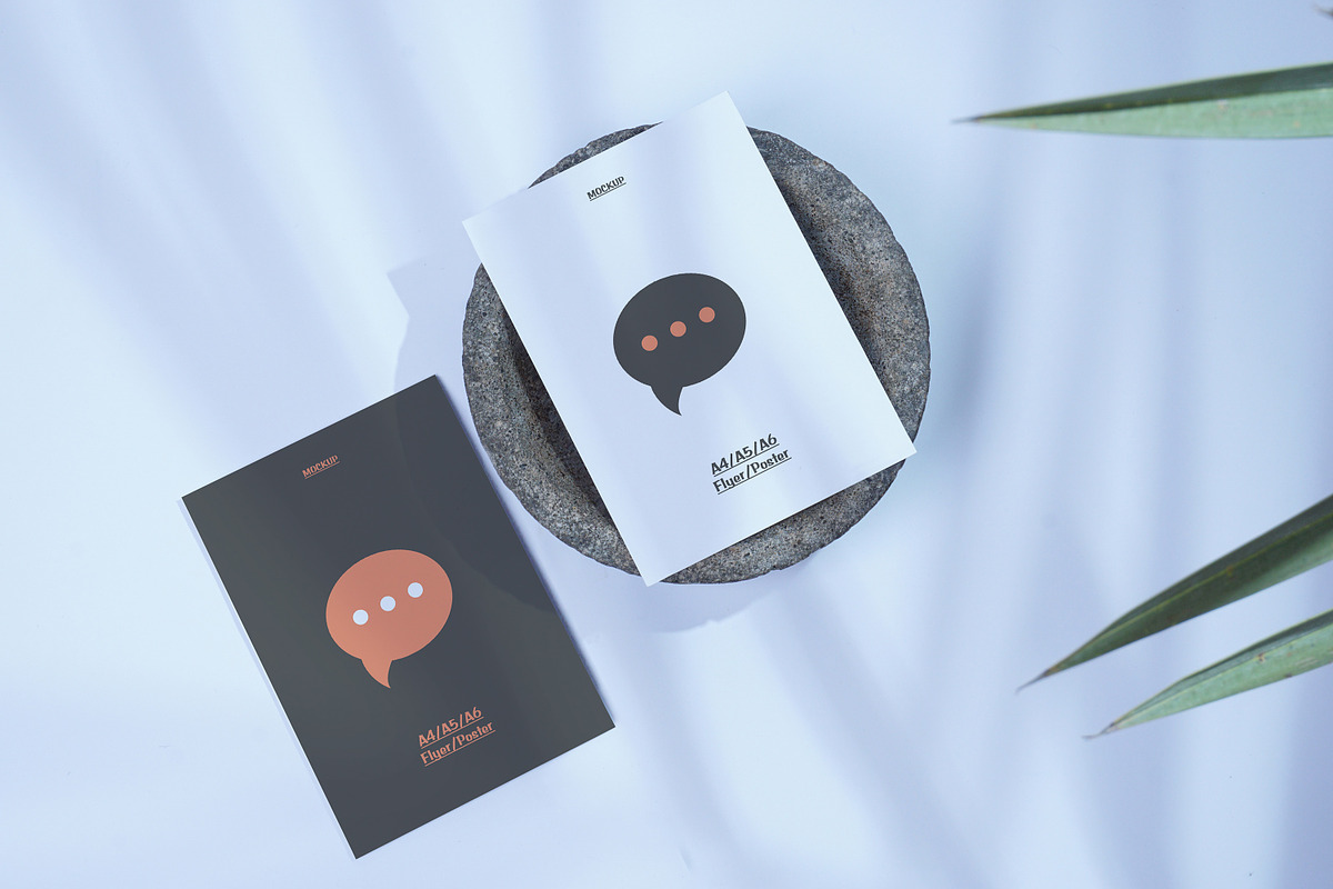 A6 Flyer / Postcard Mockup, a Print Template by Defa Visual (Photo 2 of 9)