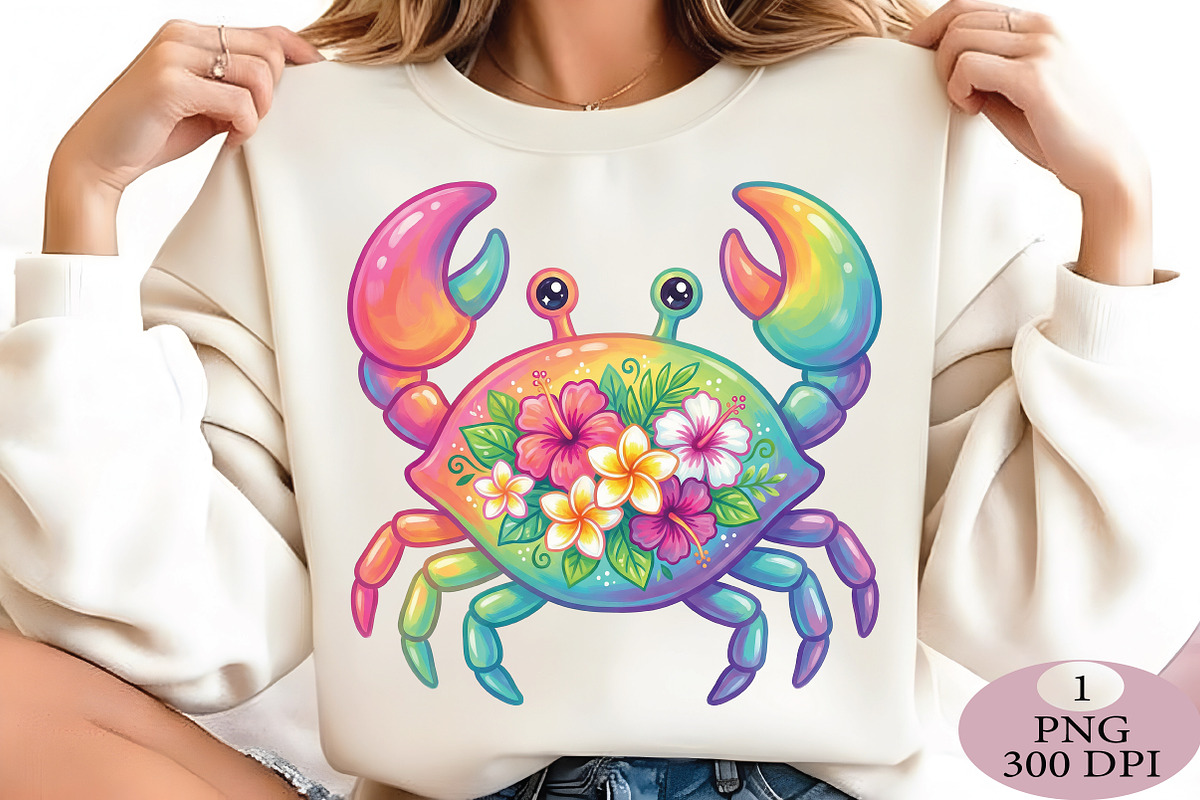Summer Crab PNG, an Illustration by Daily.Designs (Photo 2 of 5)