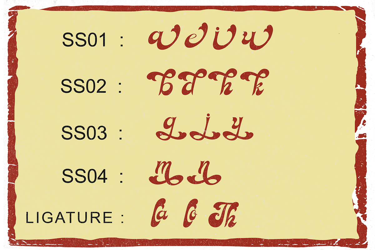 Achandria a modern retro font, a Blackletter Font by Javatype Studio (Photo 9 of 10)