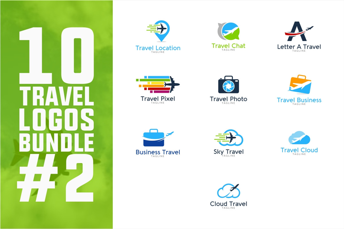 10 Travel Logo Bundle #2, a Branding & Logo Template by PutraCetol Studio