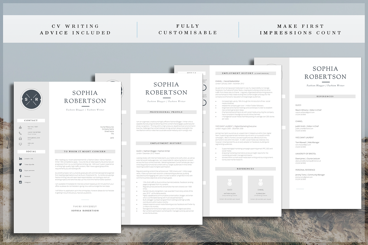 Creative Resume Template | CV Design, a Resume Template by introDuice - CV / Resumes (Photo 6 of 6)