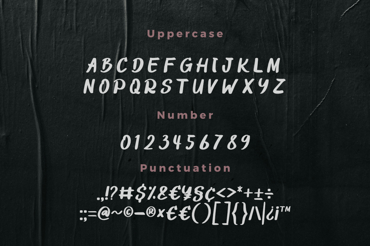 Rose Queen Clean Brush Font, a Handwritten Font by Bayuktx (Photo 5 of 8)