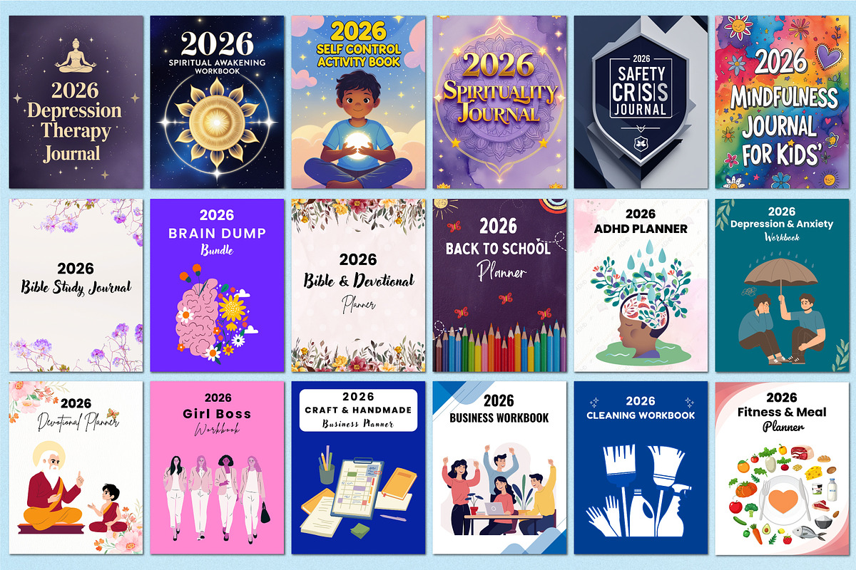 Mega 2026 KDP Interior Bundle, a Stationery Template by Shumaya (Photo 2 of 10)