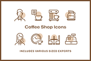 36 Coffee Shop Icons, an Icon by Furnace (Thumbnail 4 of 5)