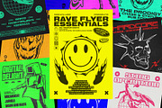 Rave Flyer Essentials, a Texture Graphic by Dreadlabs (Thumbnail 1 of 7)