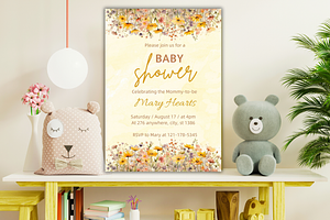 Baby Shower Invitation Template