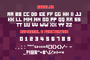 Over Pixel is Retro Pixel Font, a Sans Serif Font by Brown Cupple (Thumbnail 7 of 8)