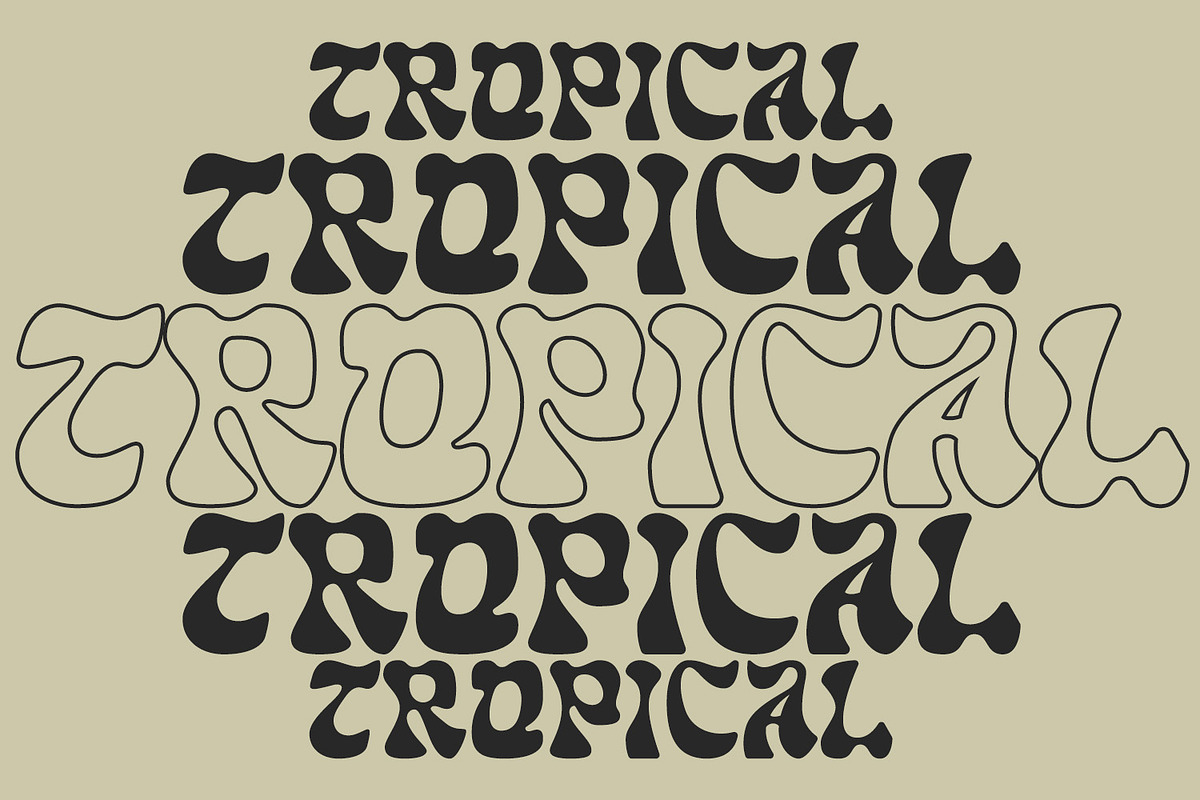 Glass Water - Tropical Font, a Font by HeyFonts (Photo 8 of 14)