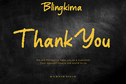 Blingkima– Handwritten Font, a Handwritten Font by Basnistudio (Thumbnail 10 of 10)