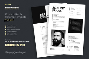 Creative Resume CV Template 38