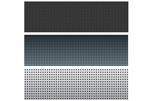 Set Of Gray Carbon Textutes