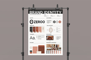 Brand Guideline Poster Layout, a Poster Template by E-Type