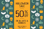 Pooky Halloween Font Due + Extras, a Font by GlitzyGrapix (Thumbnail 4 of 8)