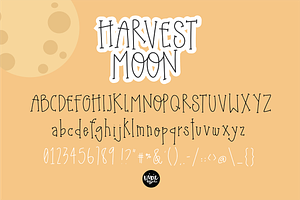 HARVEST MOON A Thin Serif Font